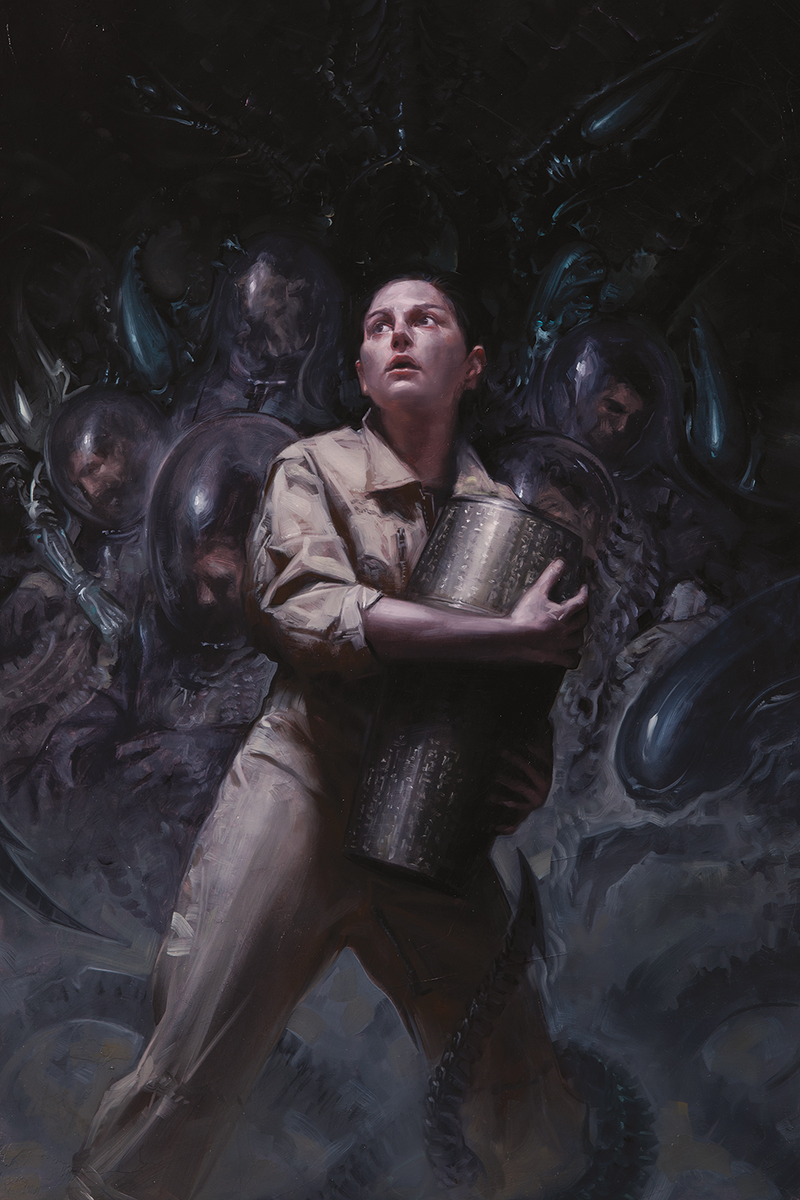 Illustration for article titled Cover Reveal: The dark splendor of the new Alien universe comics